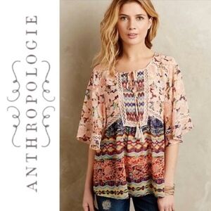Meadow Rue Prairie Blossom Floral Top XS